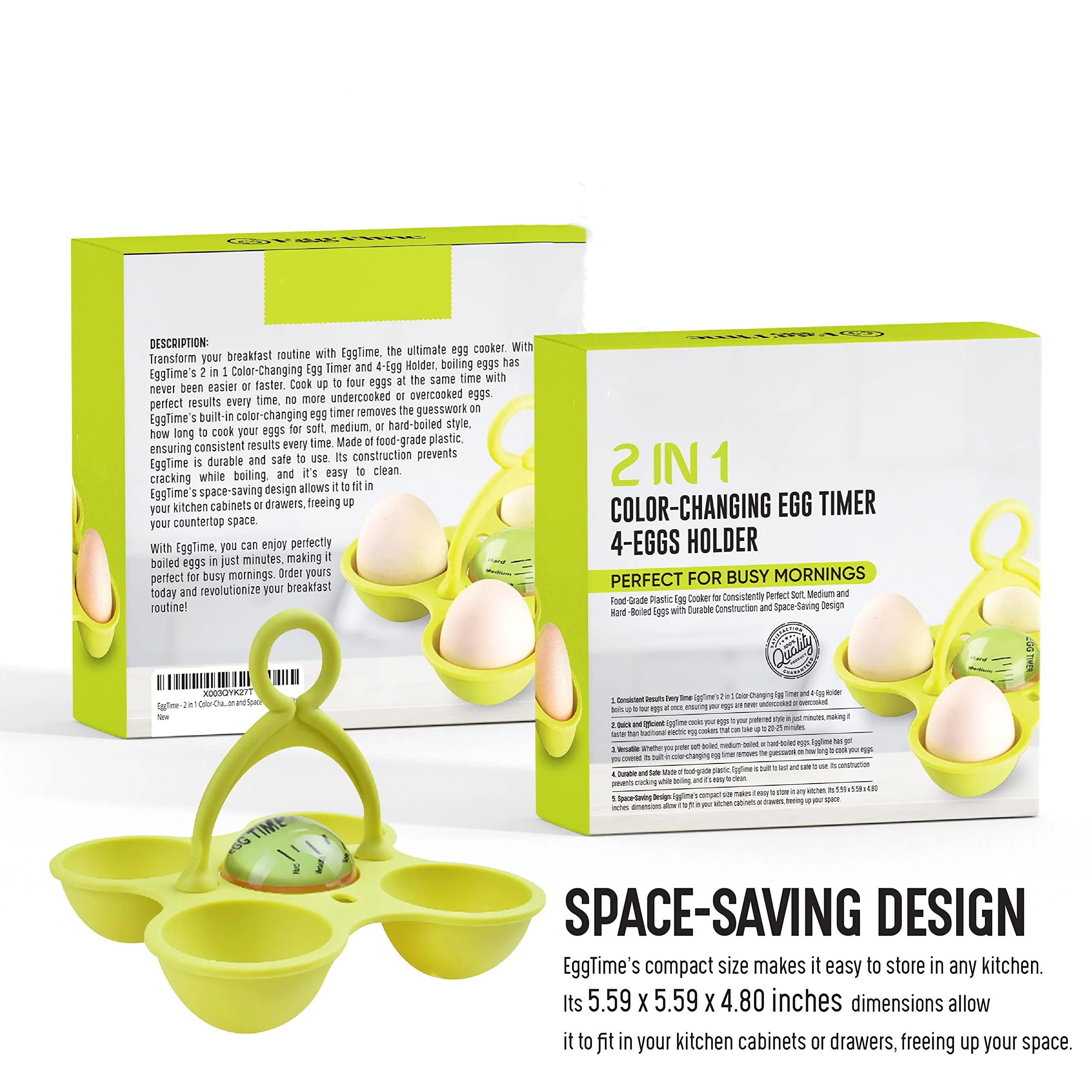 Non-Cracking Hard-Boiled Egg Timer