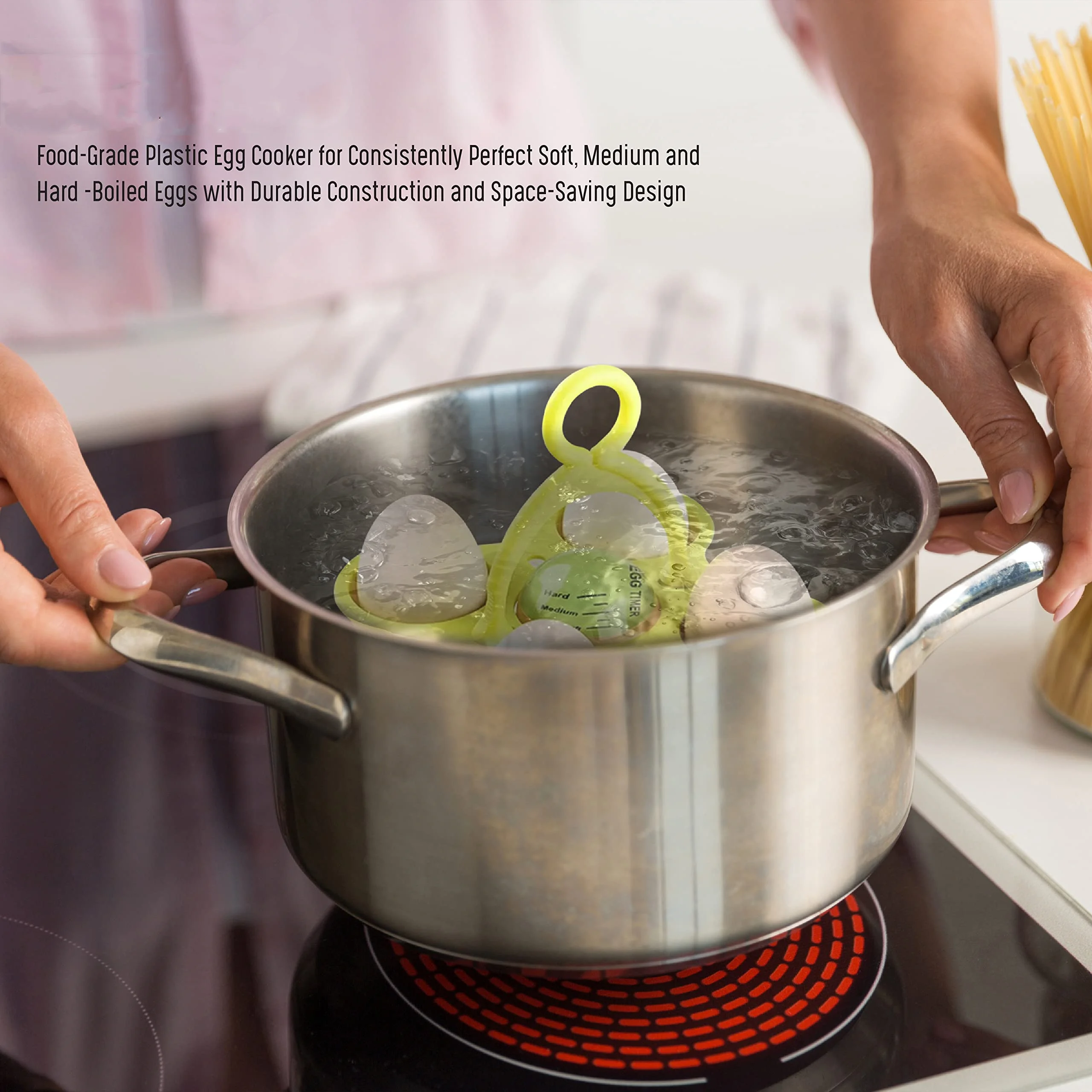 Non-Cracking Hard-Boiled Egg Timer