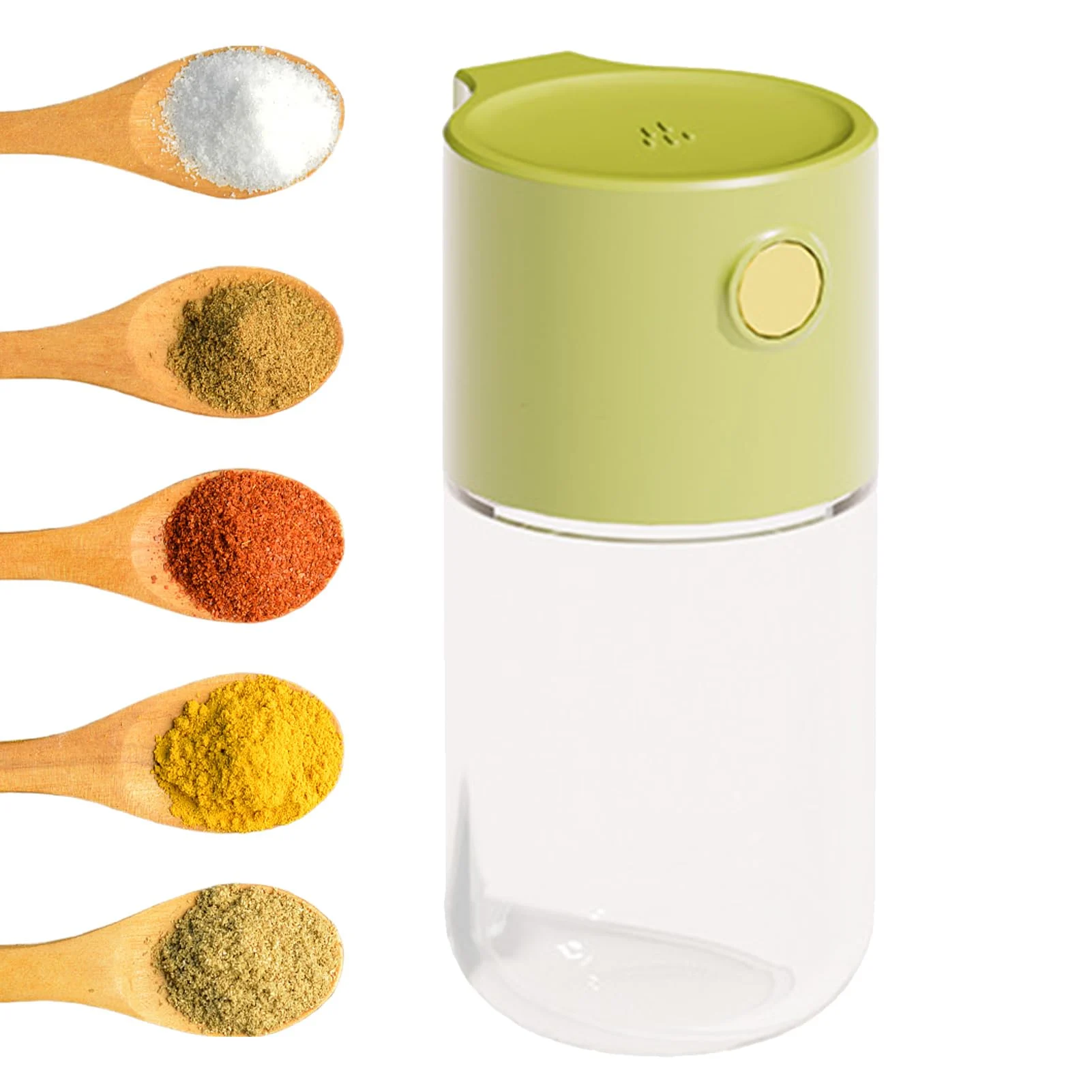 Salt Shaker Spice Dispenser With Adjustable Pour Hole
