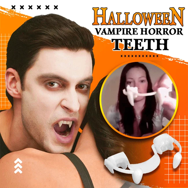 Retractable Halloween Vampire Fangs
