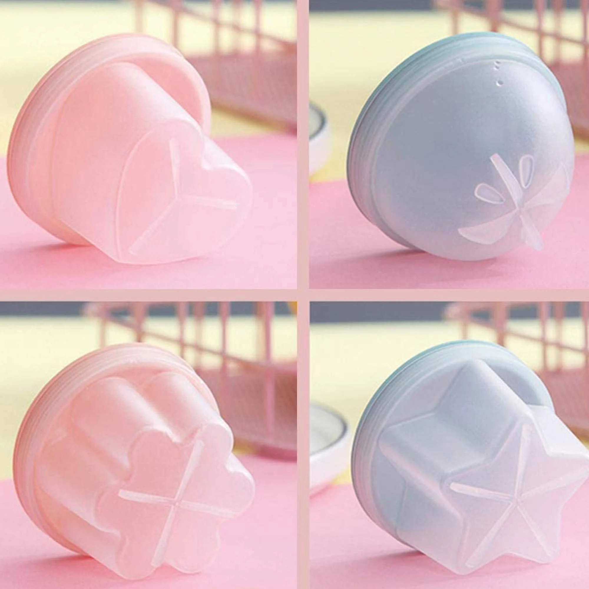 4 Styles/Set Cute Boiled Egg Mold