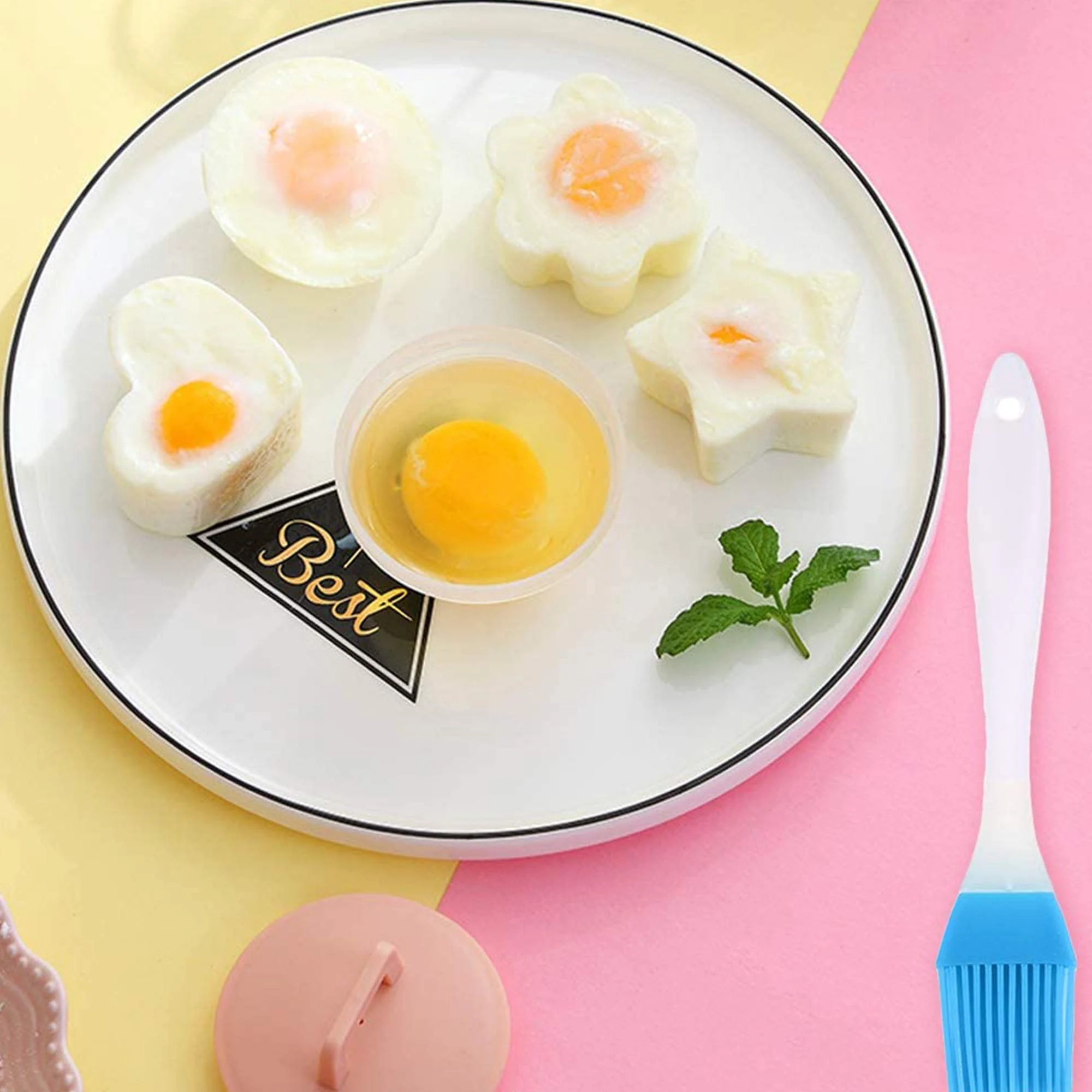 4 Styles/Set Cute Boiled Egg Mold