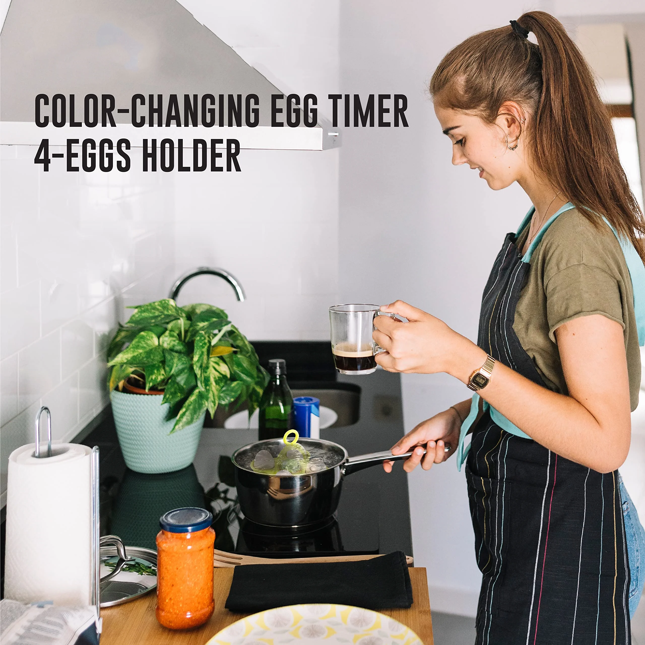 Non-Cracking Hard-Boiled Egg Timer