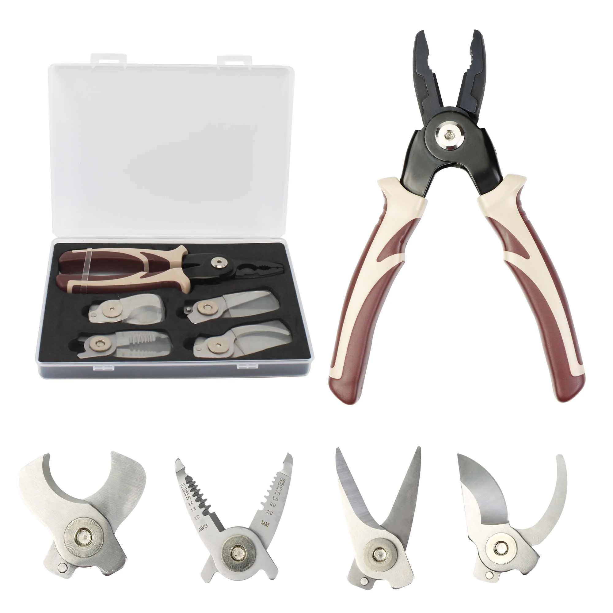 5-in-1 Handle Multi-tools Pliers Set