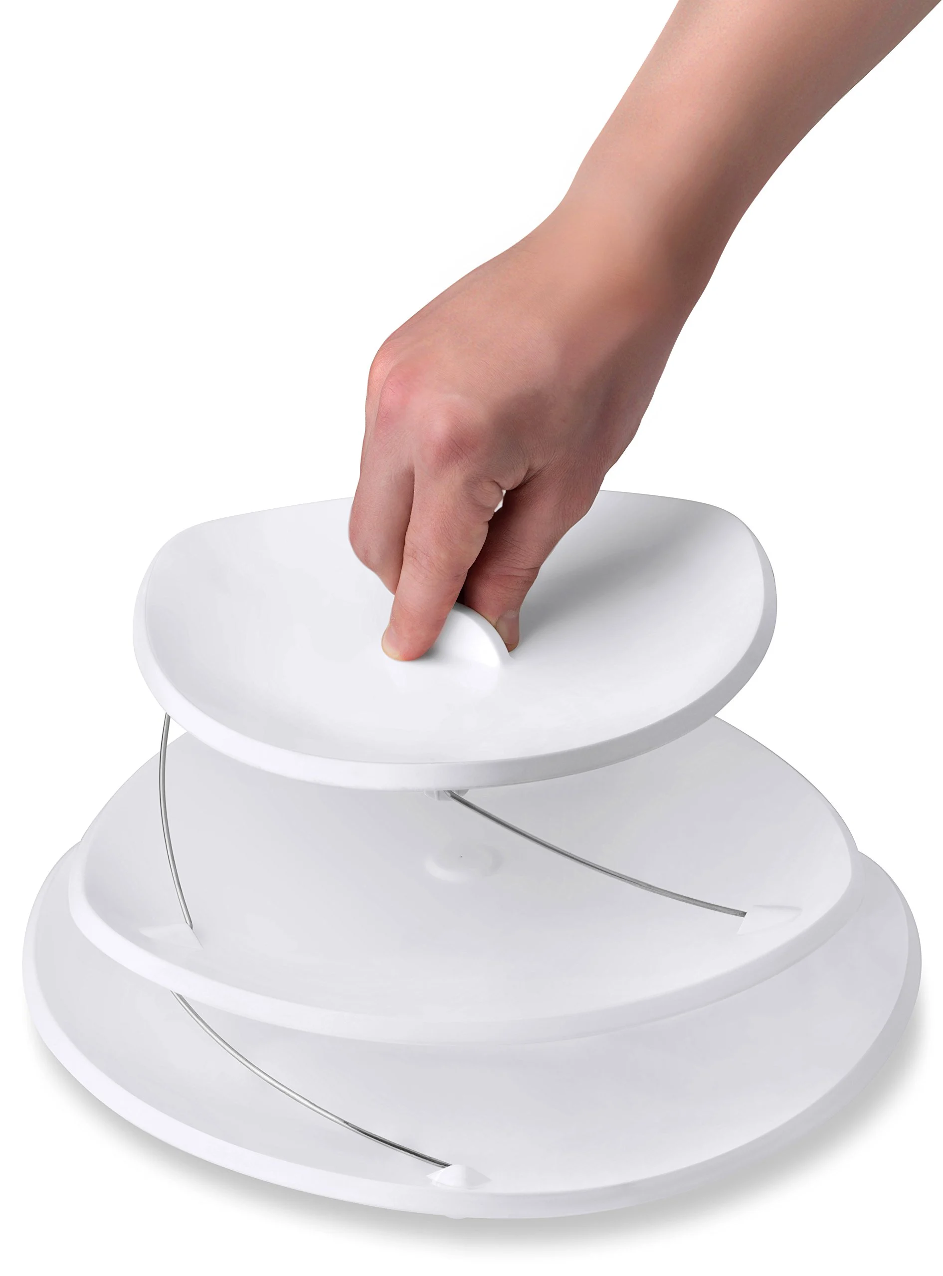 Collapsible 3-Tier Party Tray