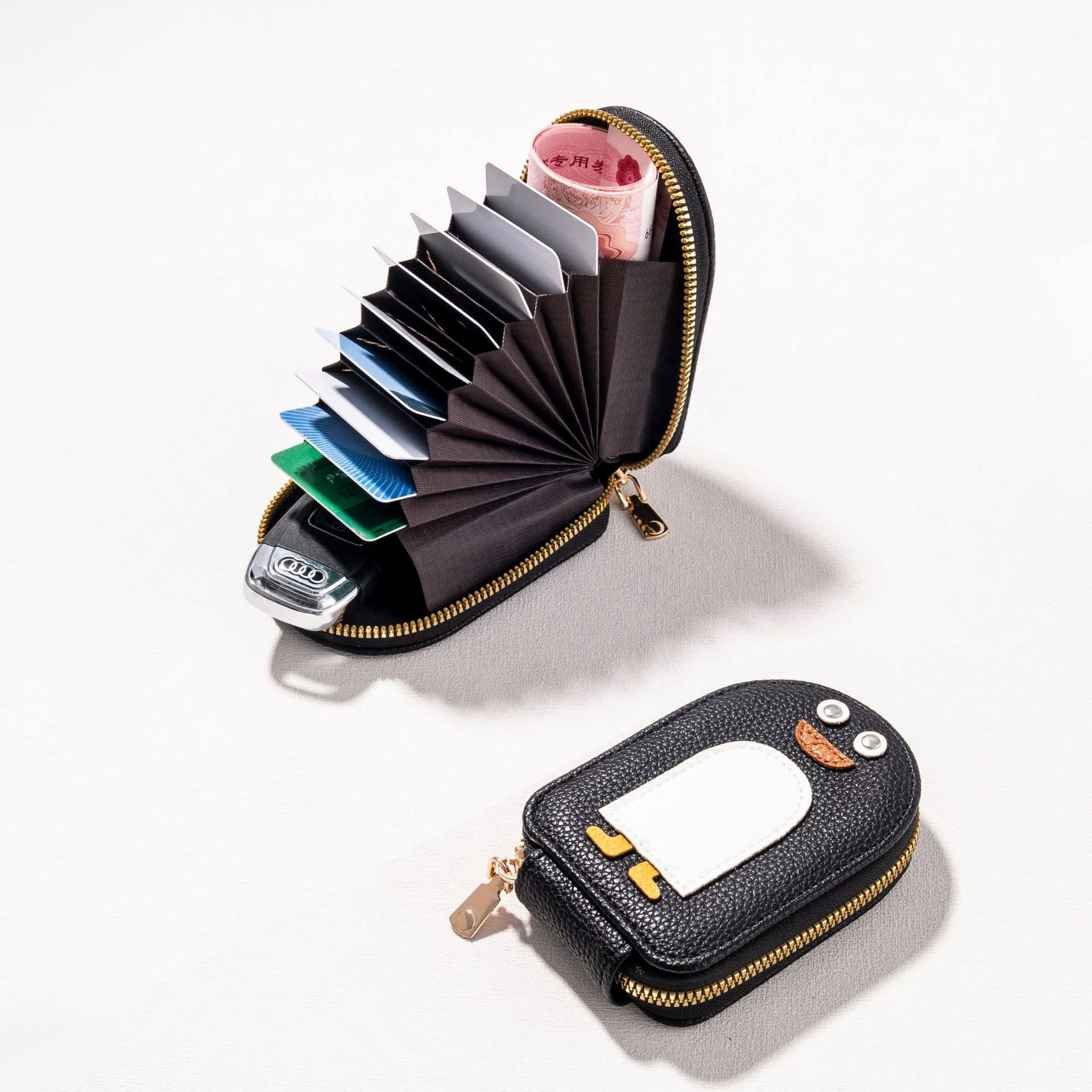 Cute Penguin Card Holder Wallet