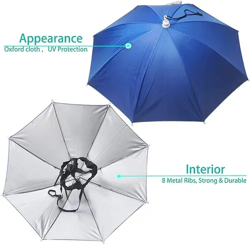 Outdoor Double Layer Umbrella Hat