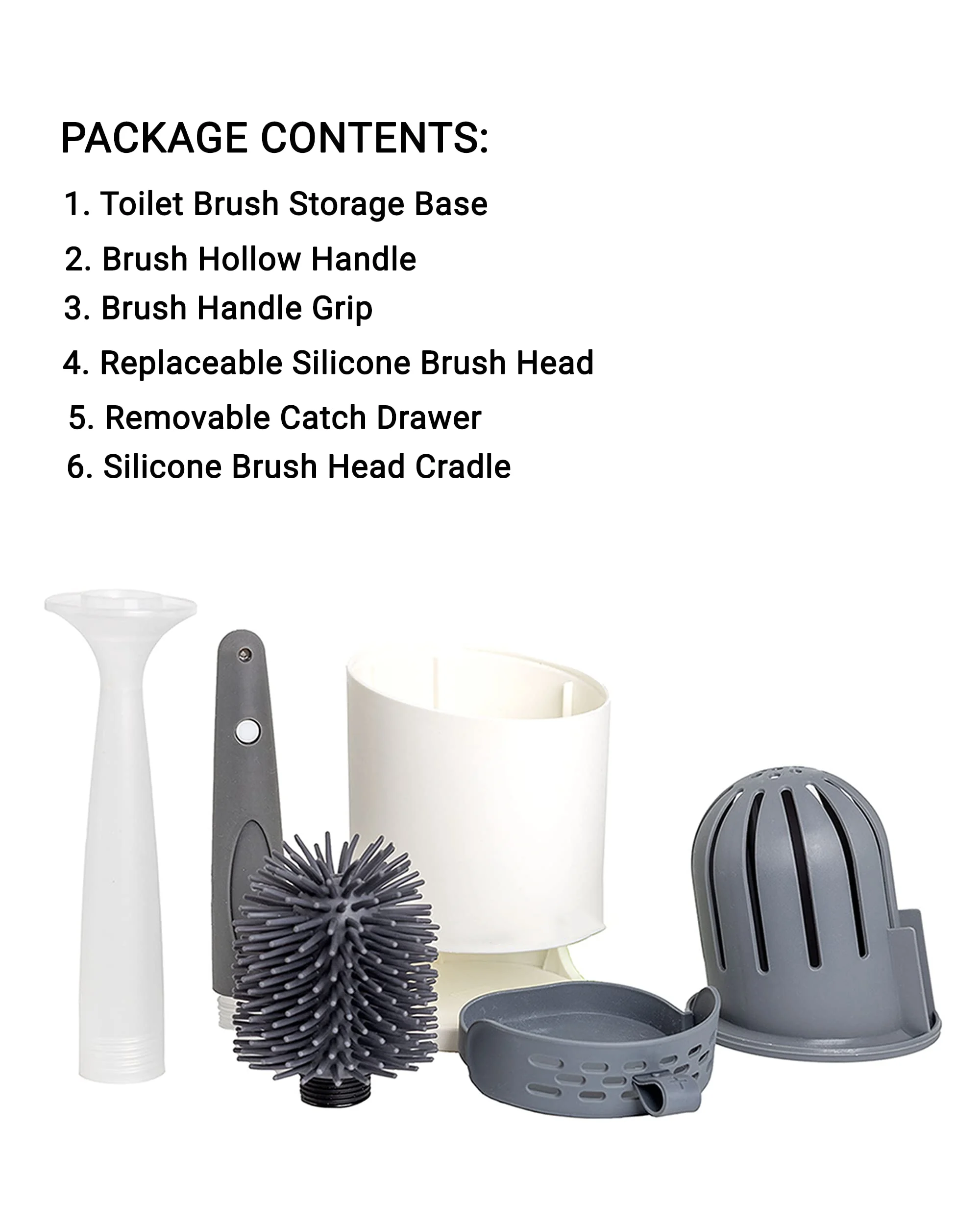 Detergent-Addable Toilet Brush