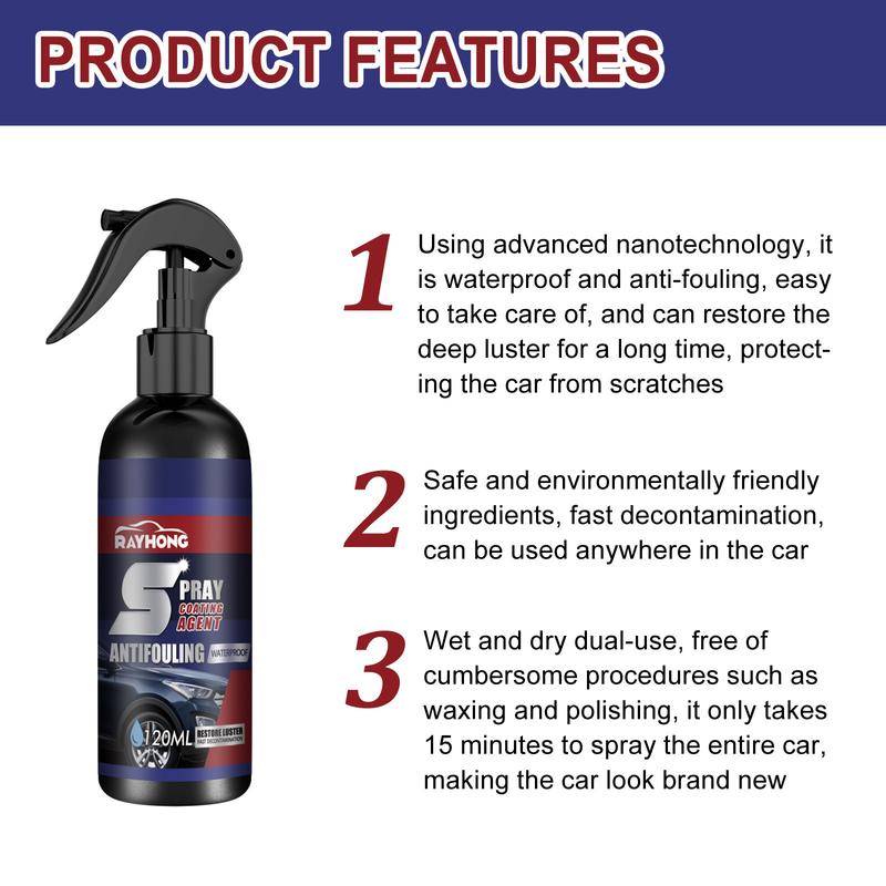 🔥New Year 2024 Sale 49% OFF✨3 in 1 Ceramic Car Coating Spray (Buy 2 get 1 free)