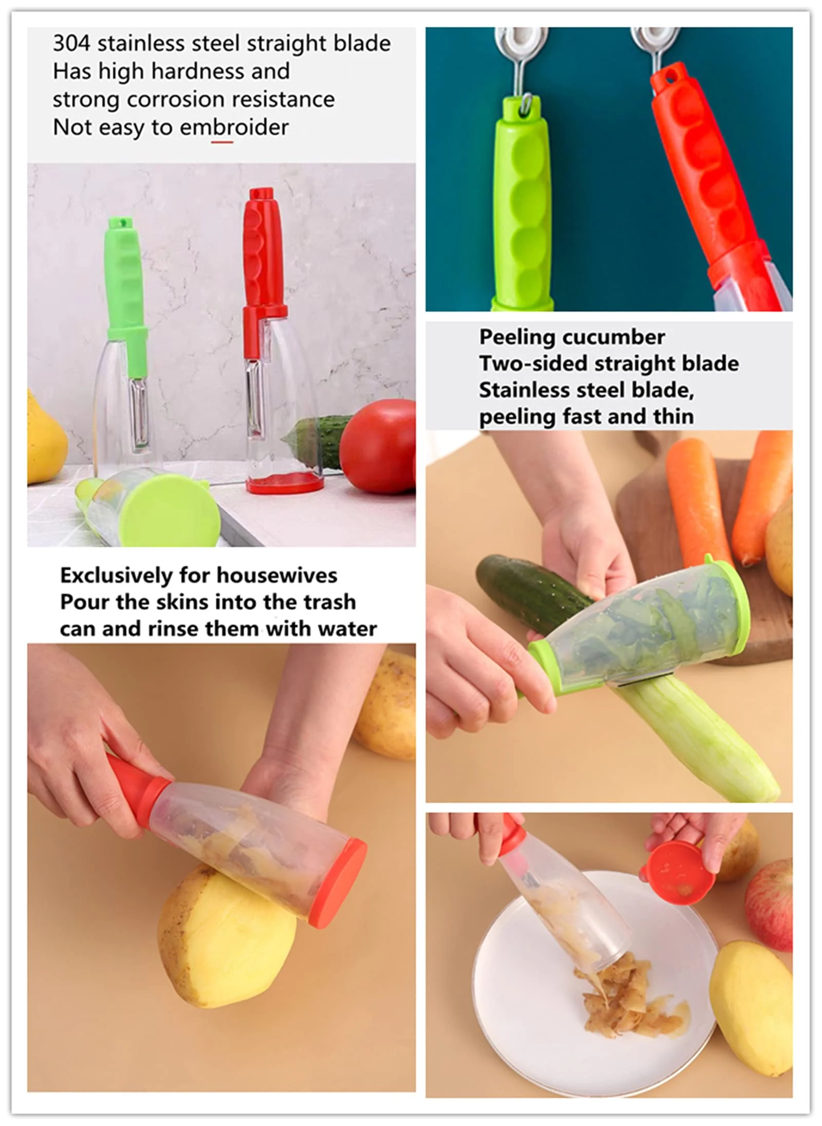 Multifunctional Peeler With Storage Box