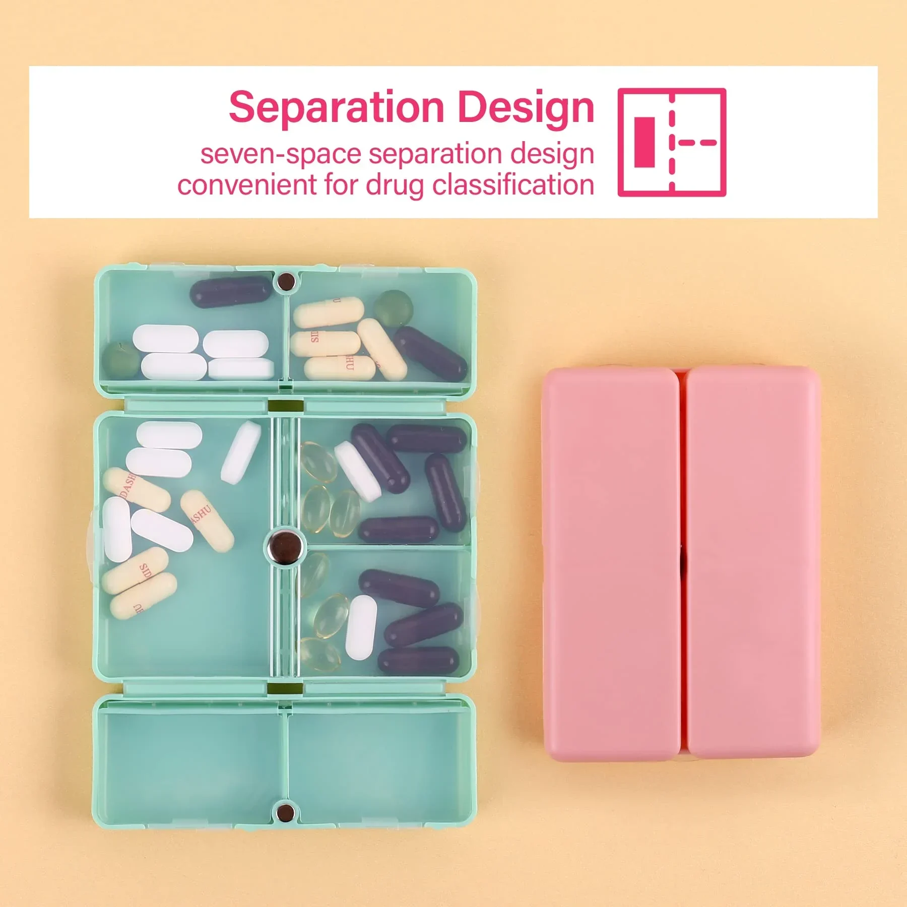 🔥BIG SALE - 49% OFF🔥 Portable Daily Pill Case