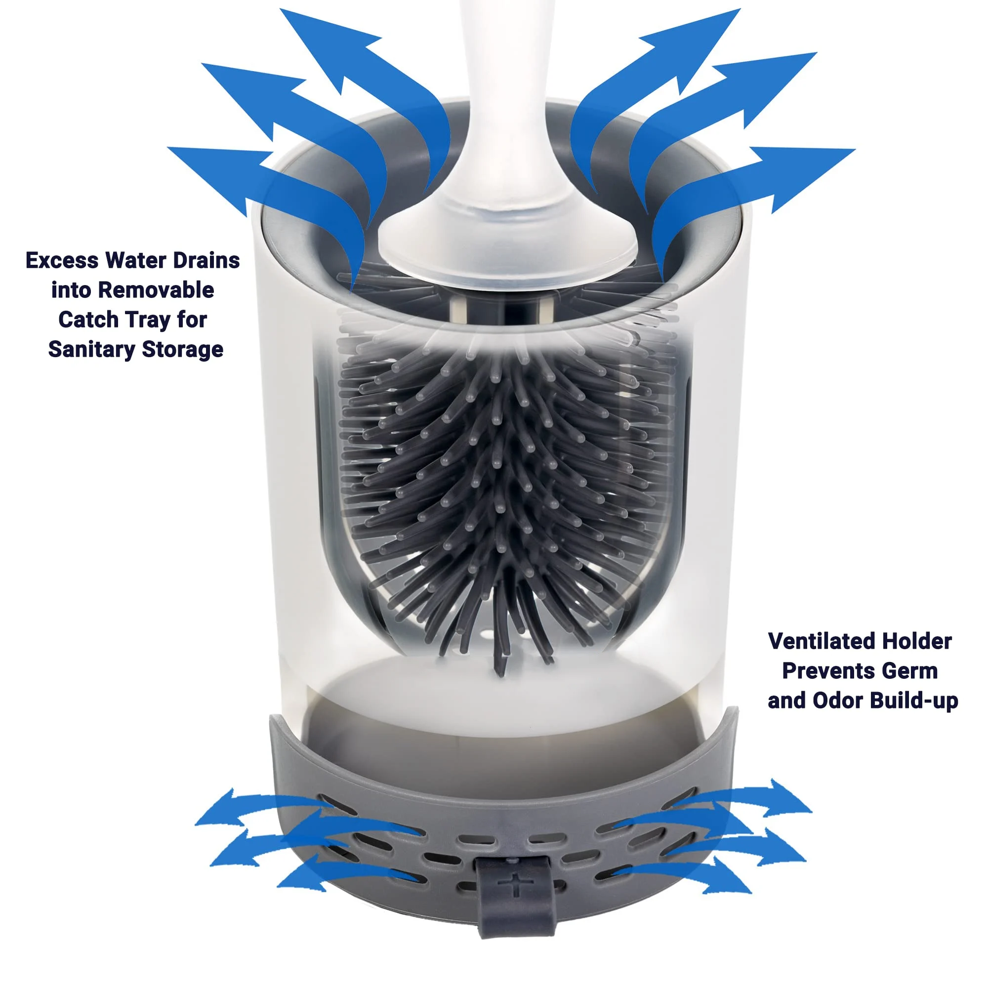 Detergent-Addable Toilet Brush