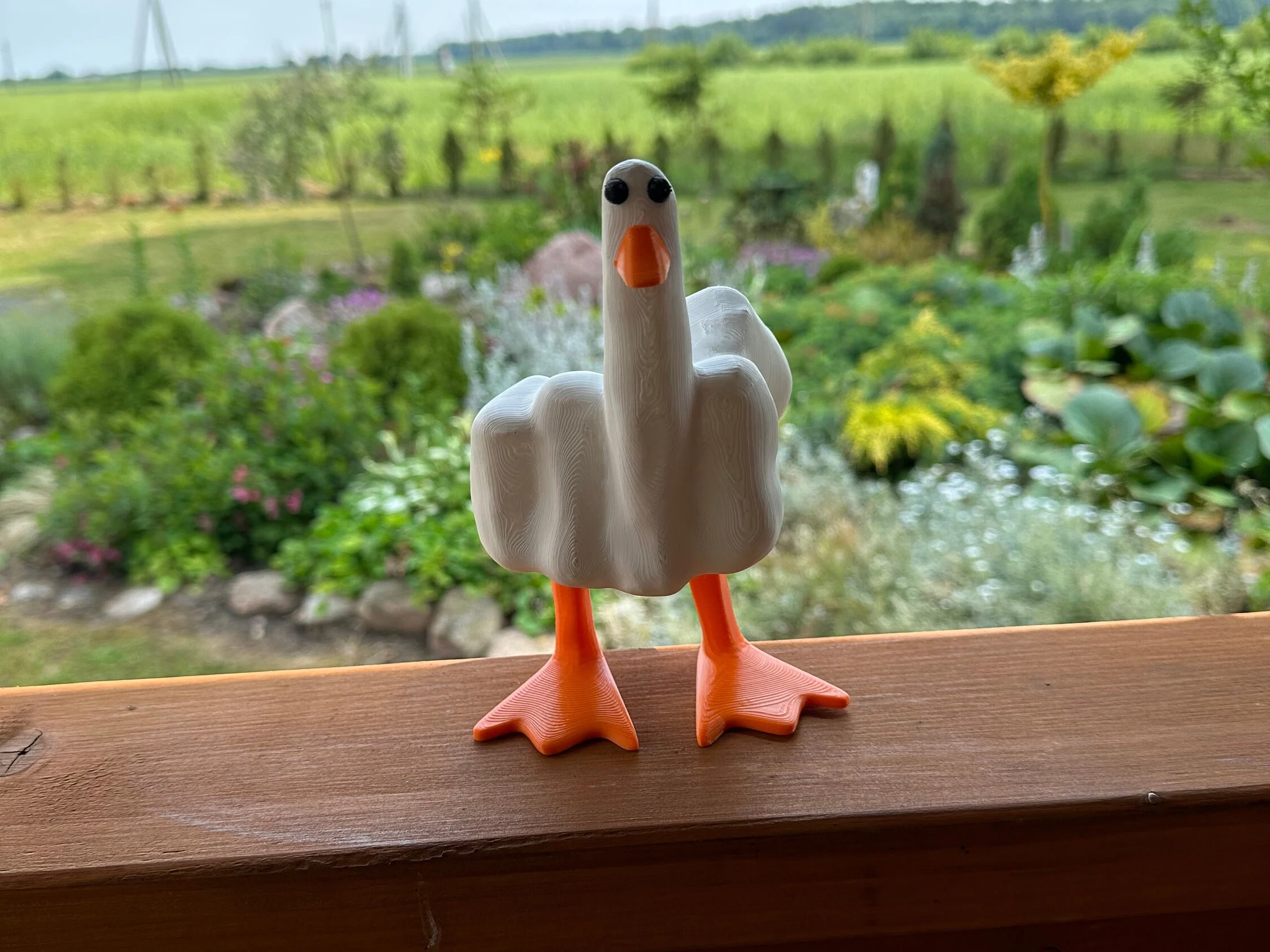The Duck-You: Original 3D Printed Figurine