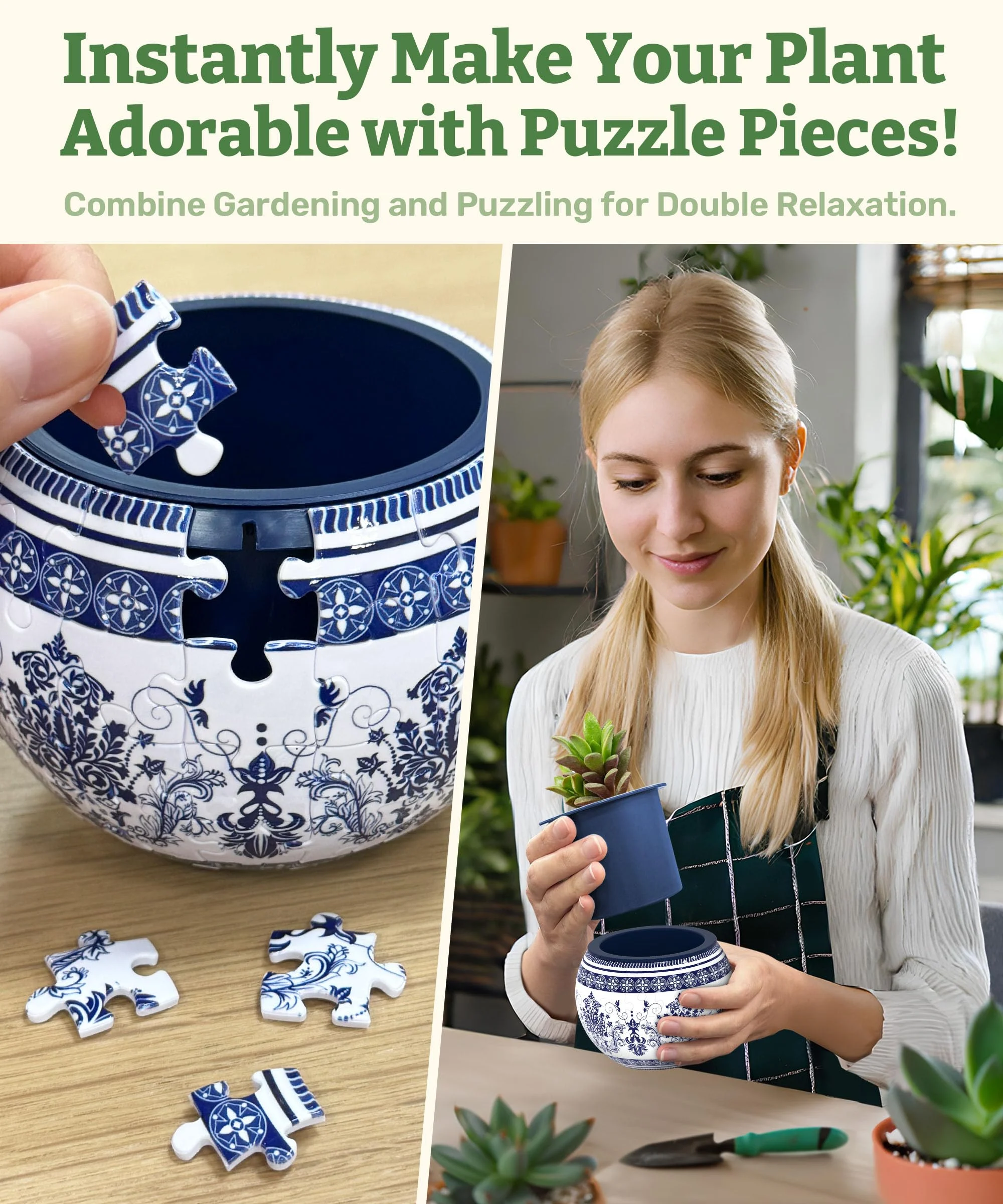 3D Puzzle Flowerpot
