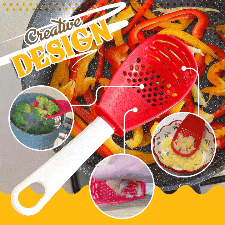 (2022 NEW YEAR HOT SALE--40% OFF)Multifunctional Kitchen Cooking Spoon--buy 5 get 3 free & free shipping(8pcs)