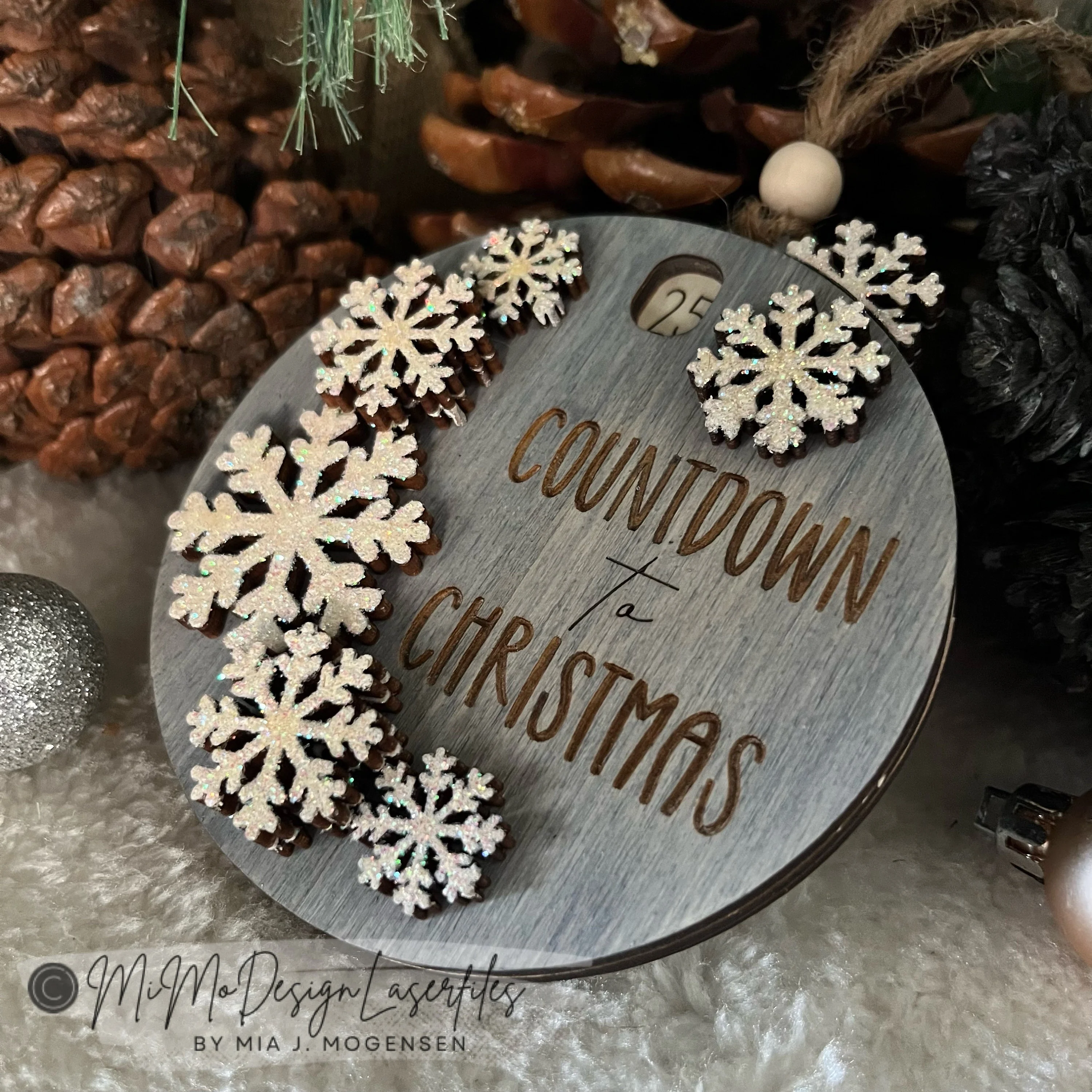 Countdown to Christmas Sliding Ornament
