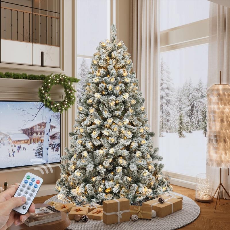 Premium Christmas Tree – Realistic Full Branches, Easy Setup, Holiday Home Decoration