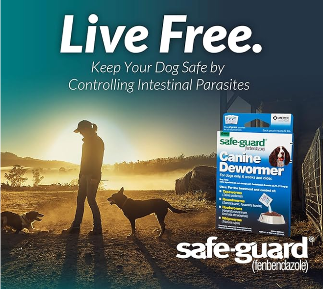 Safe-Guard Canine Dewormer For Dogs Only, 6 Weeks and Older