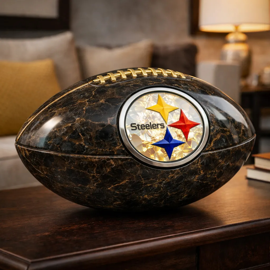 Luxuriöse Steinskulptur einer Fußballmannschaft für 2026