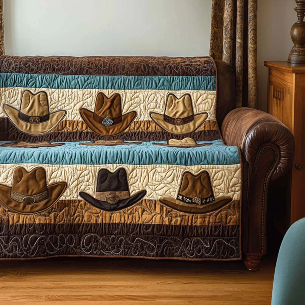 Cowboy Quilted Sofa Cover NCU0VT302