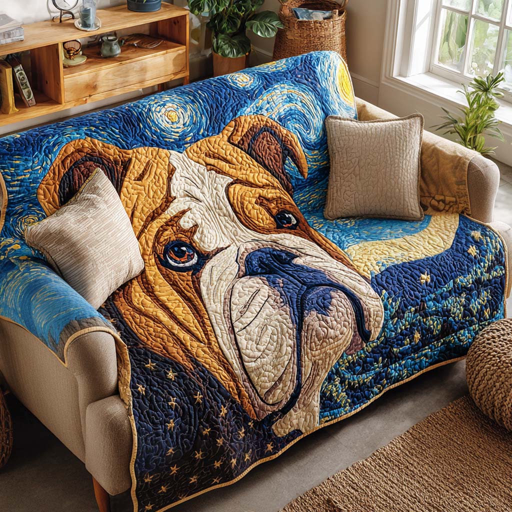 Bulldog Quilted Sofa Cover NCU0VT321