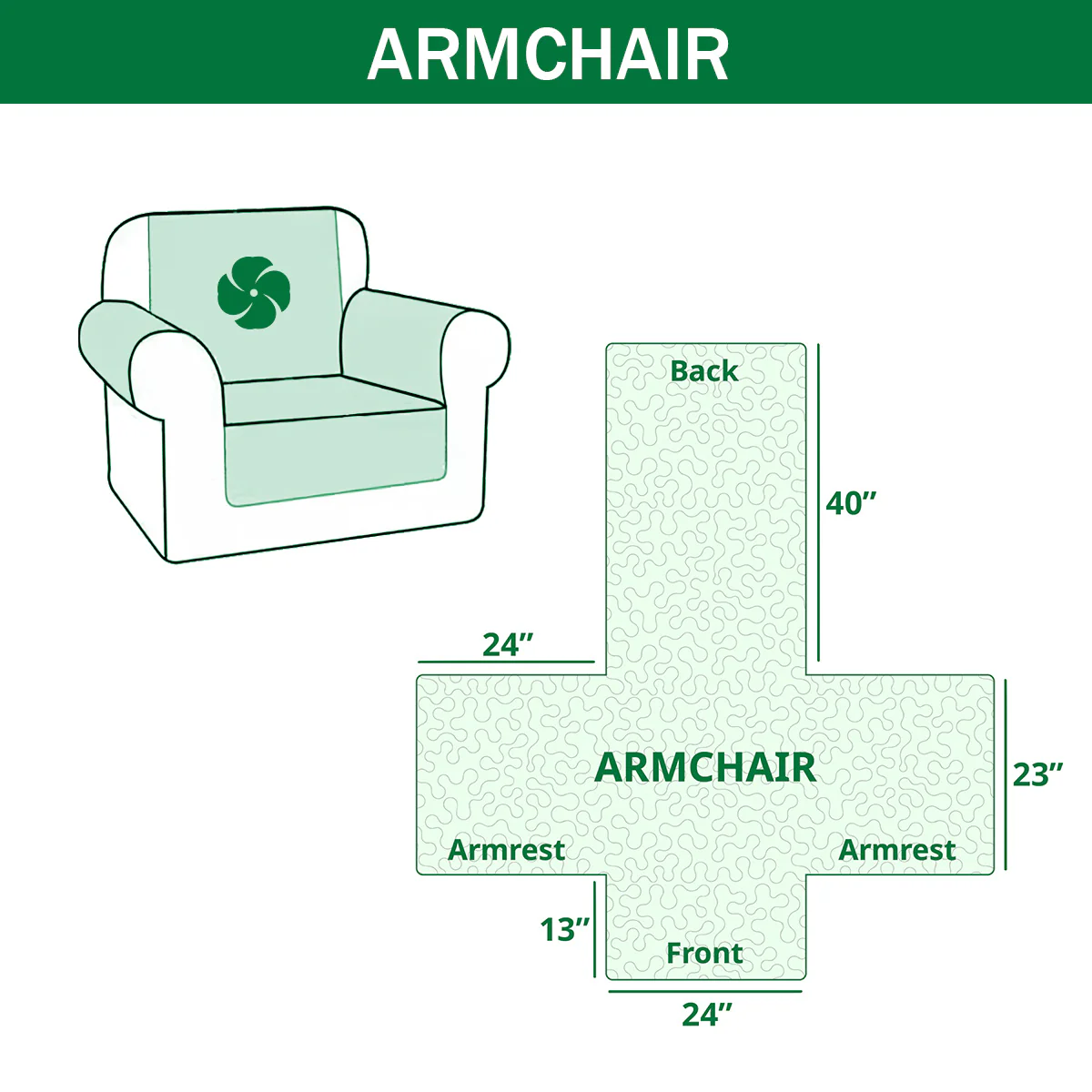 Drifting Snow Quilted Sofa Cover NCU0NT10931