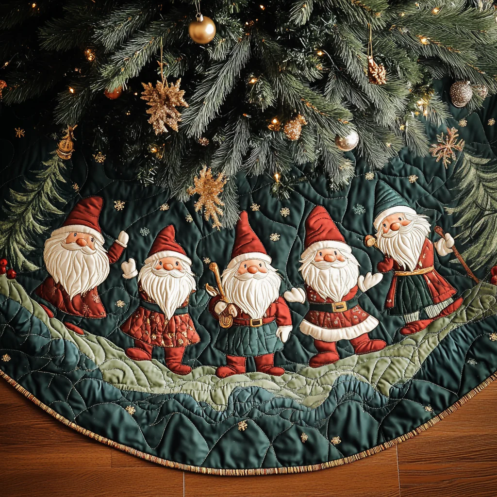 Christmas Quilted Tree Skirt NCU0VT69