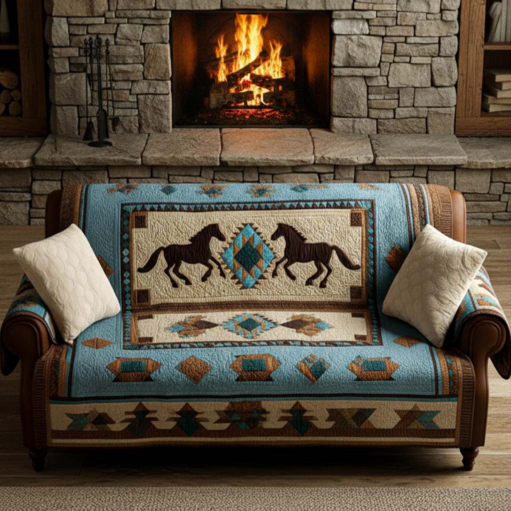 Wild Harmony Quilted Sofa Cover NCU0NT10654