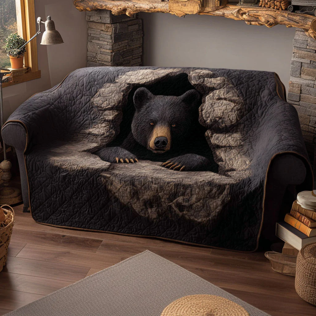 Wild Animal Quilted Sofa Cover NCU0VT306