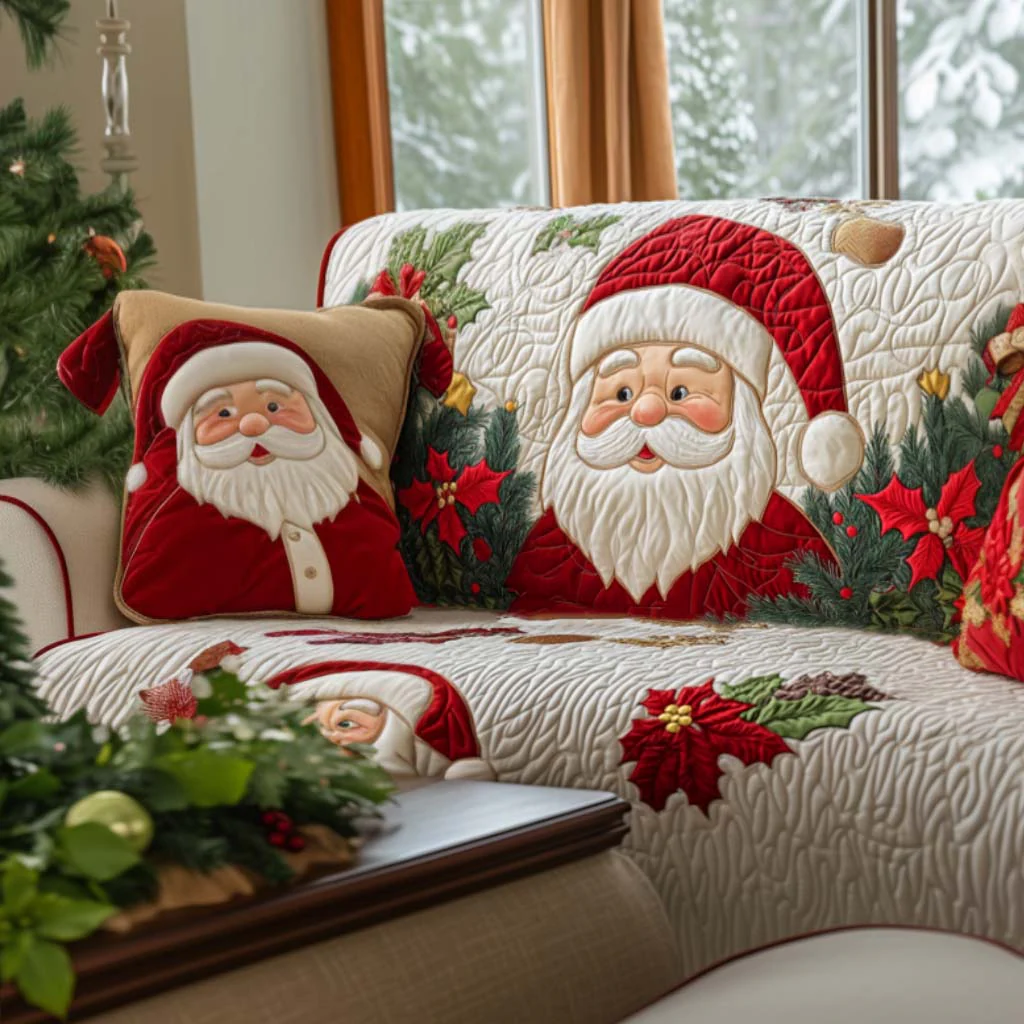 Xmas Quilted Sofa Cover NCU0VT301