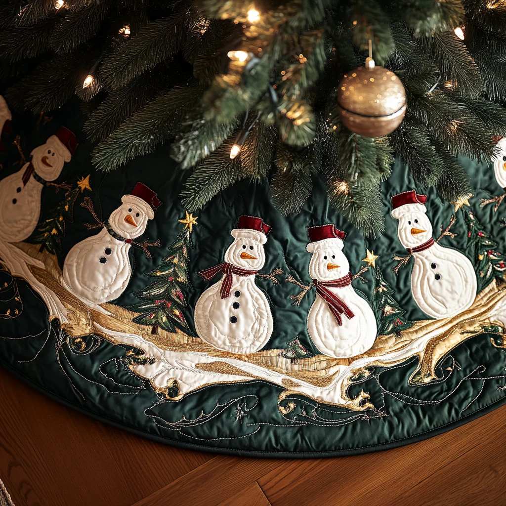 Christmas Quilted Tree Skirt NCU0VT69