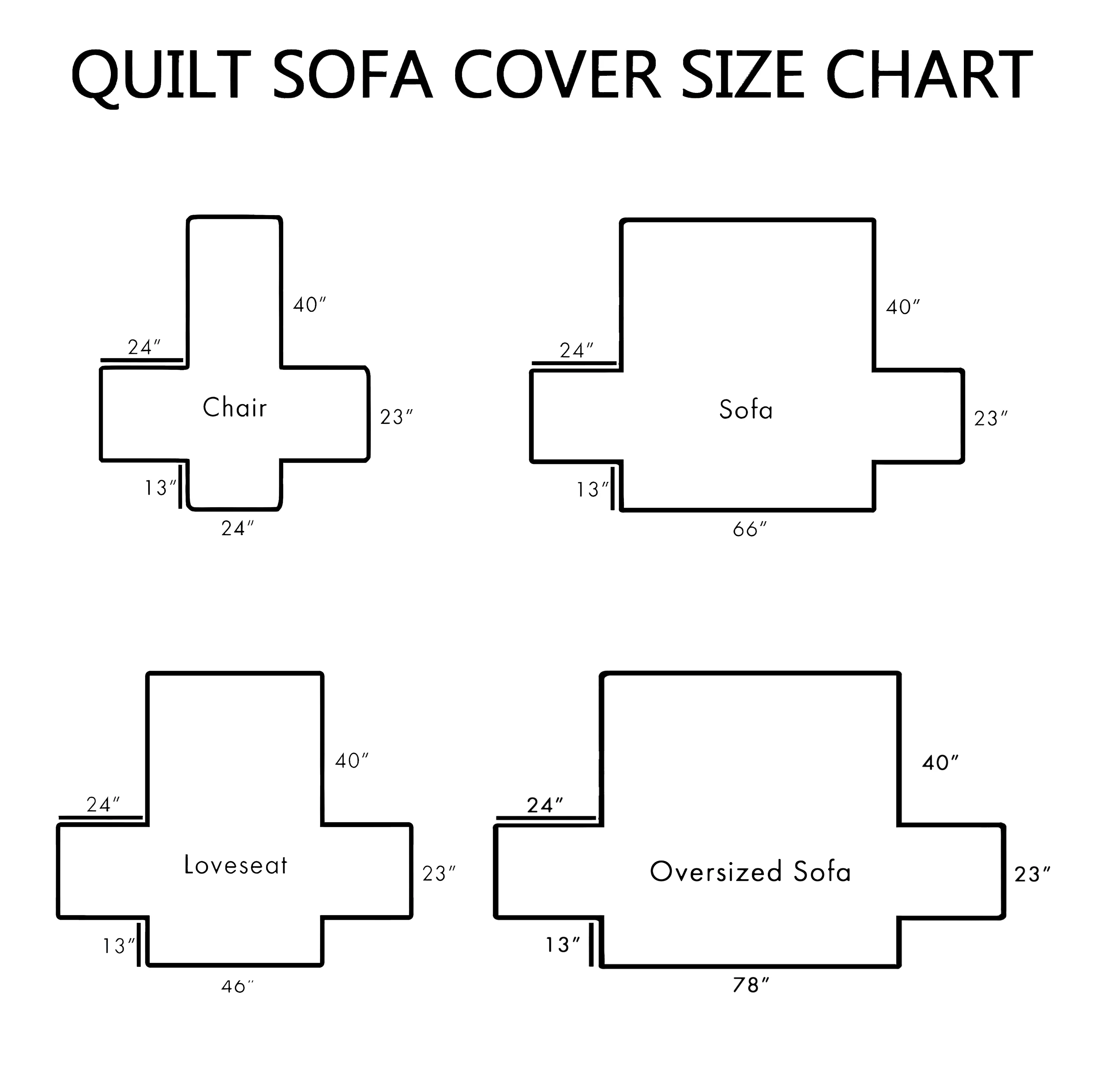 Enchanted Pages Quilted Sofa Cover NCU0TV761