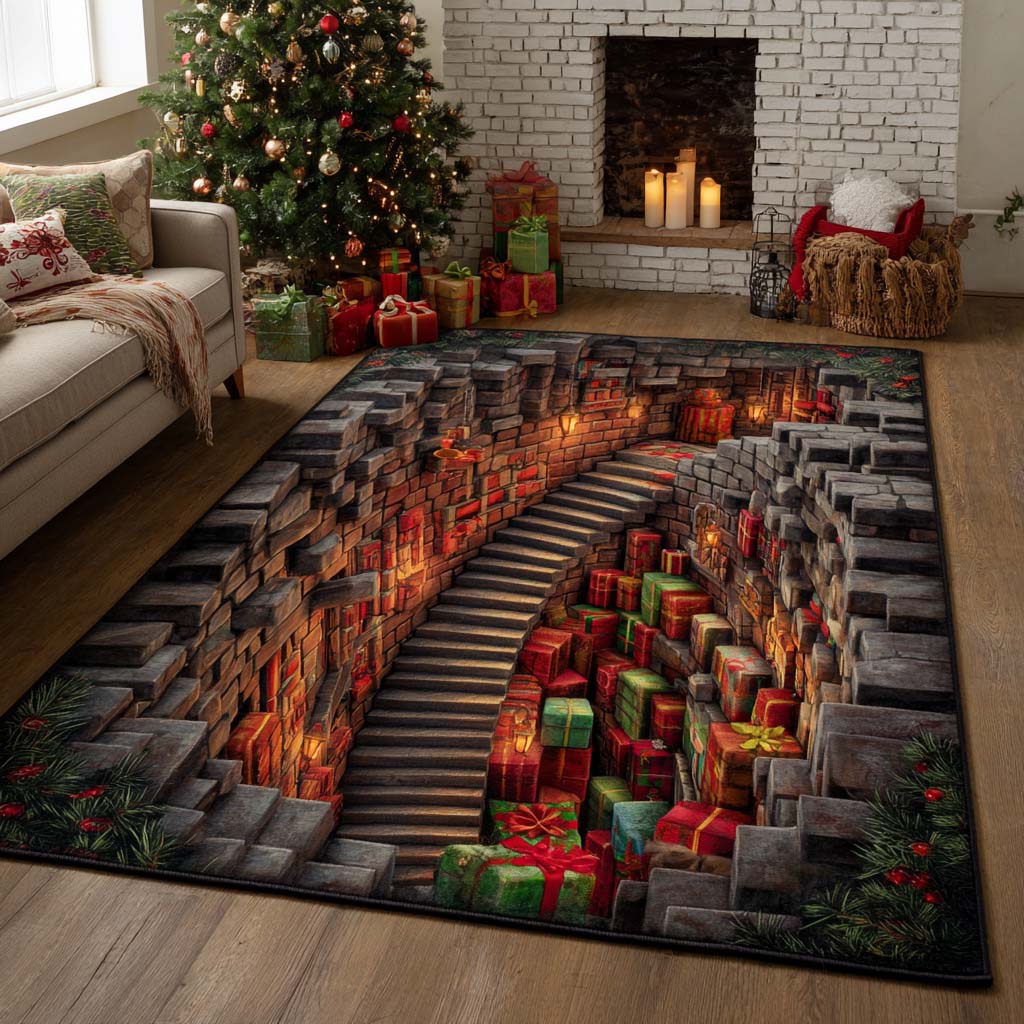 Christmas Area Rug NCU0VT303