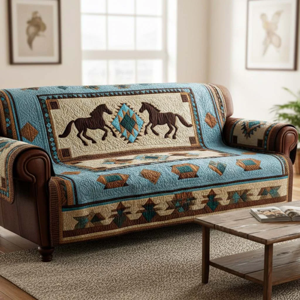 Wild Harmony Quilted Sofa Cover NCU0NT10654