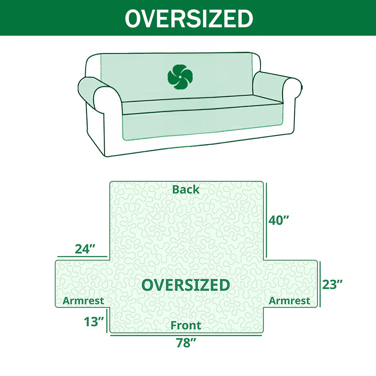 Lovely Pattern Quilted Sofa Cover NCU0NT11528