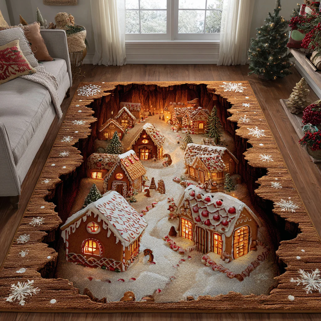 Christmas Area Rug NCU0VT327
