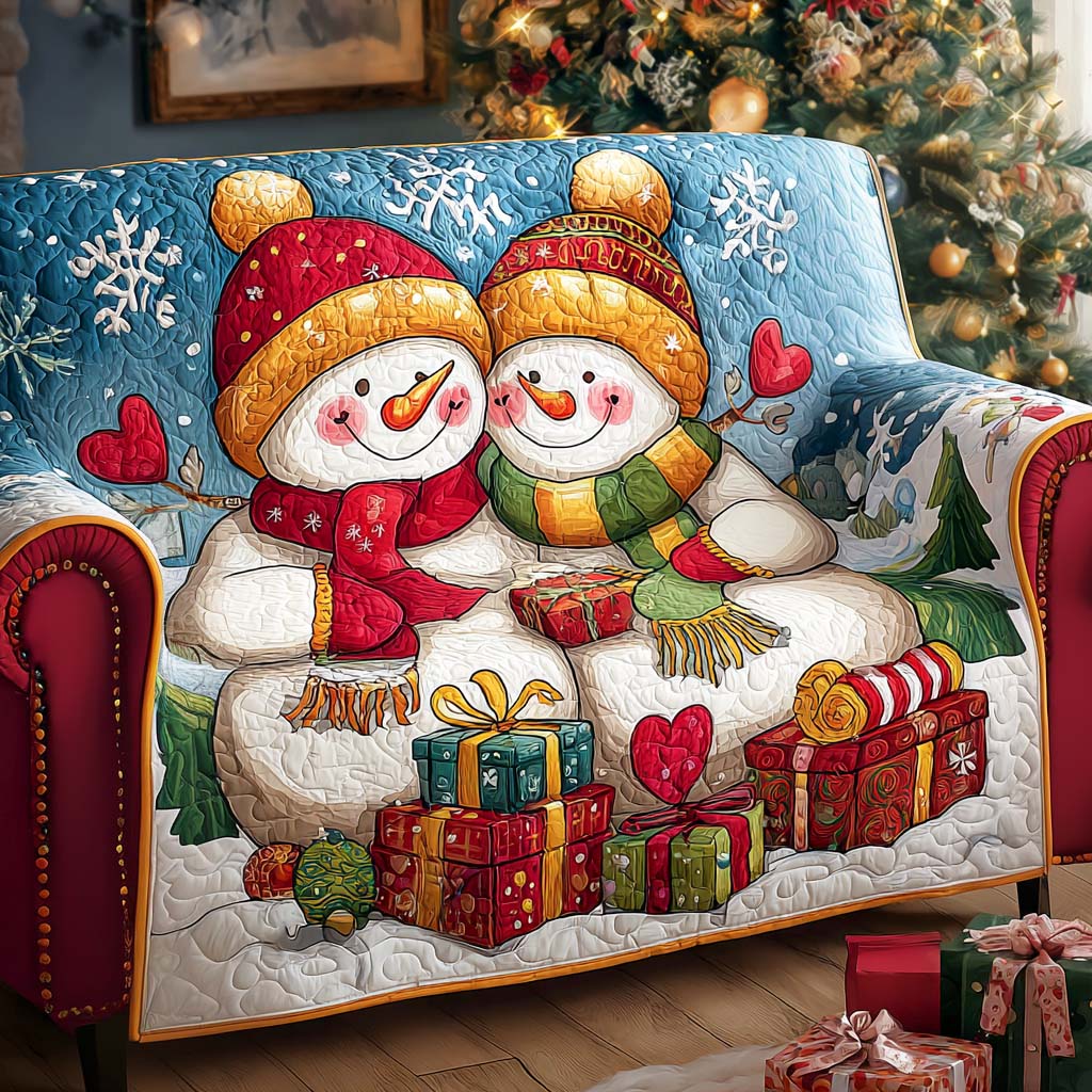 Christmas Quilted Sofa Cover NCU0VT325