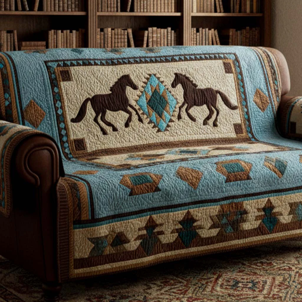 Wild Harmony Quilted Sofa Cover NCU0NT10654