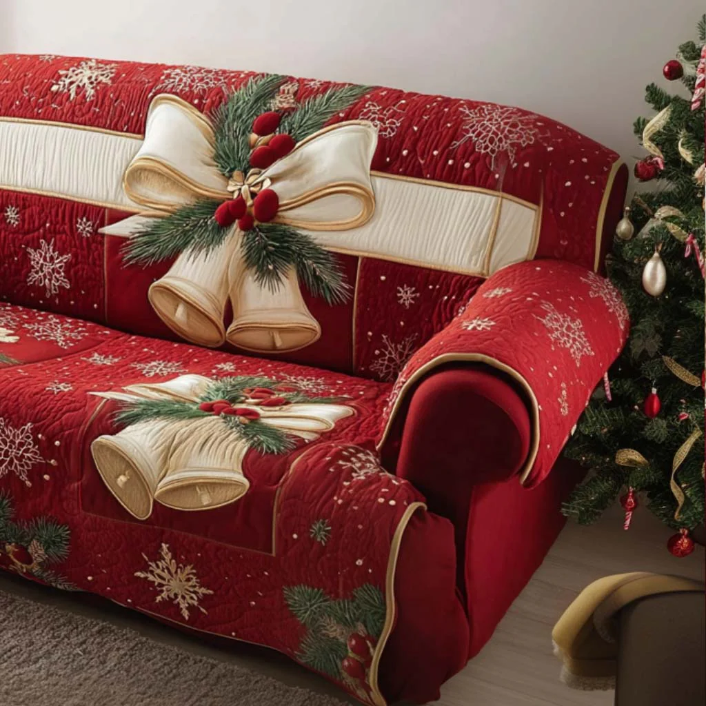 Xmas Quilted Sofa Cover NCU0VT301